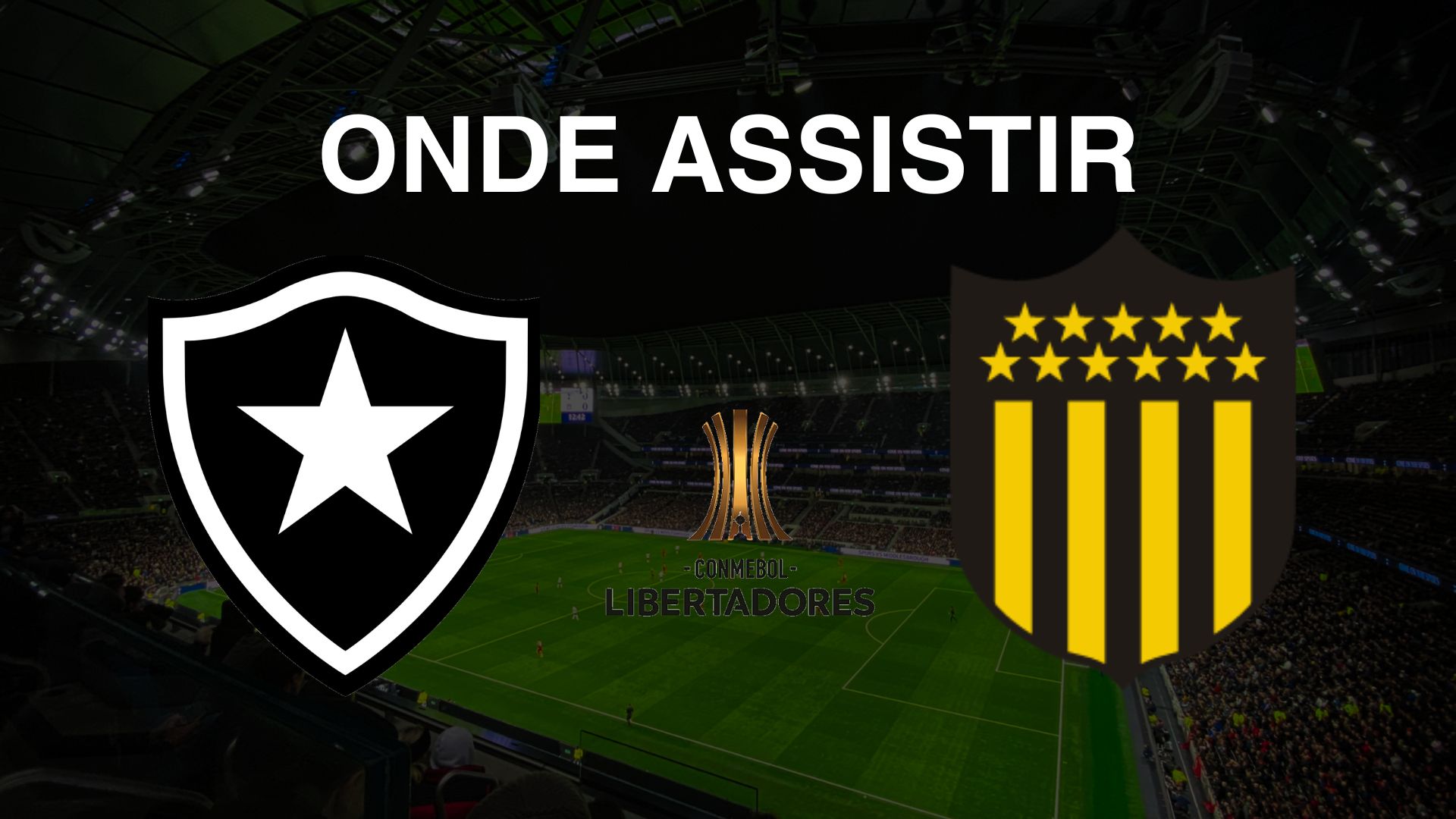 Onde assistir Botafogo x Peñarol, pela Semifinal da Libertadores 2024