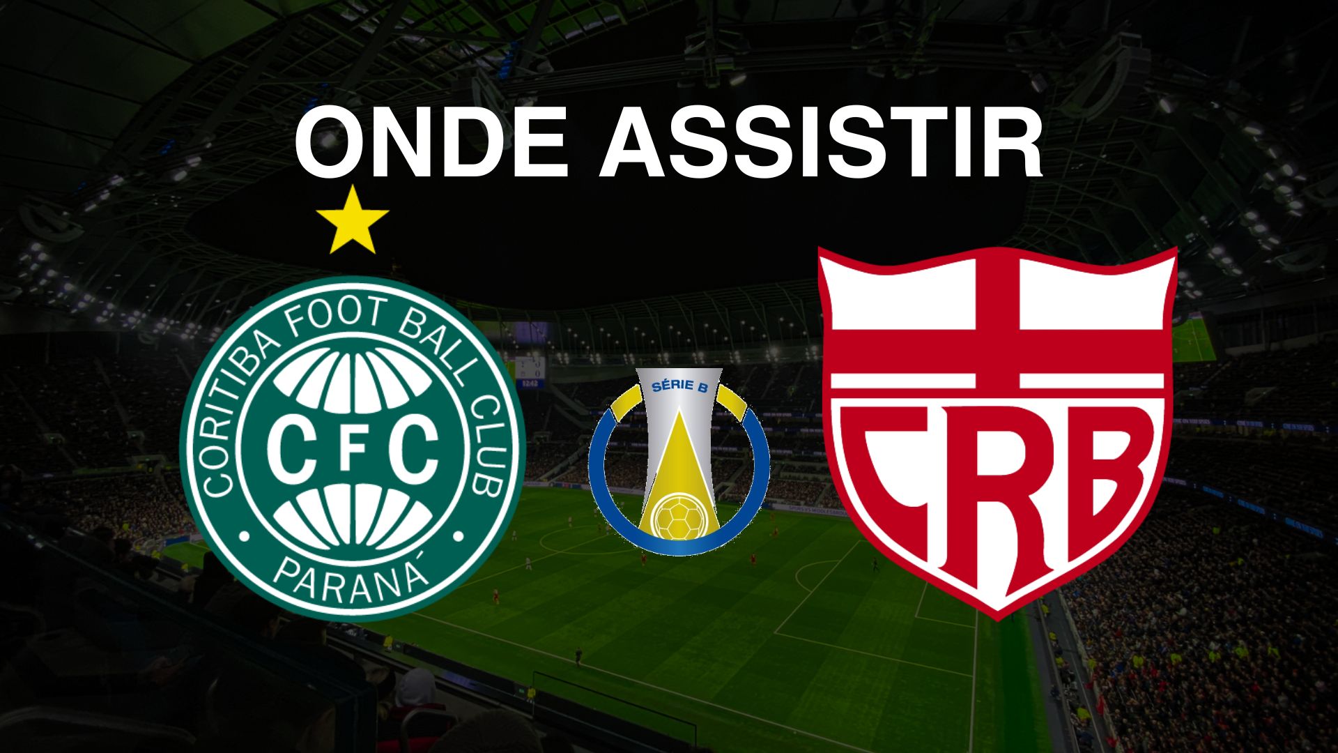 Onde assistir Coritiba x CRB, pela 34ª rodada do Brasileirão Série B 2024