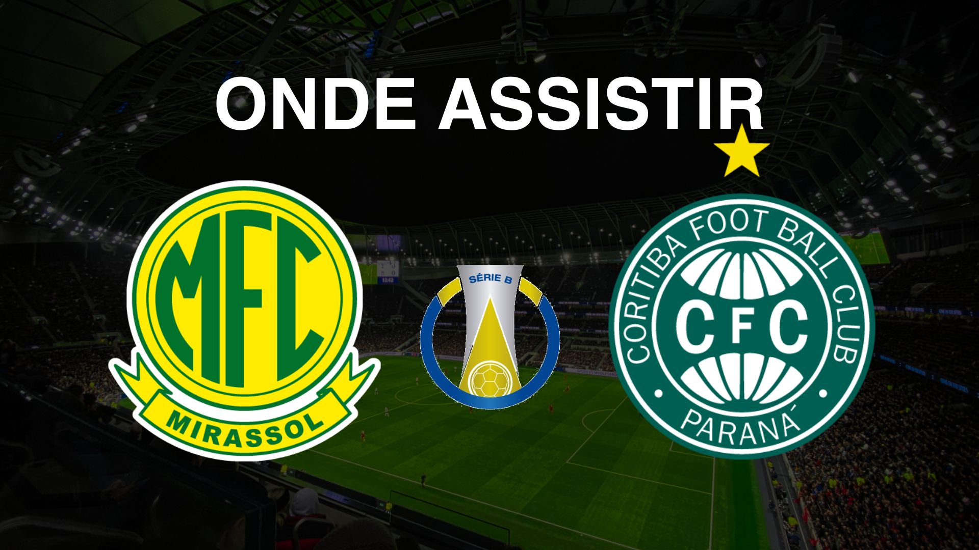 Onde assistir Mirassol x Coritiba, pela 35ª rodada do Brasileirão Série B 2024