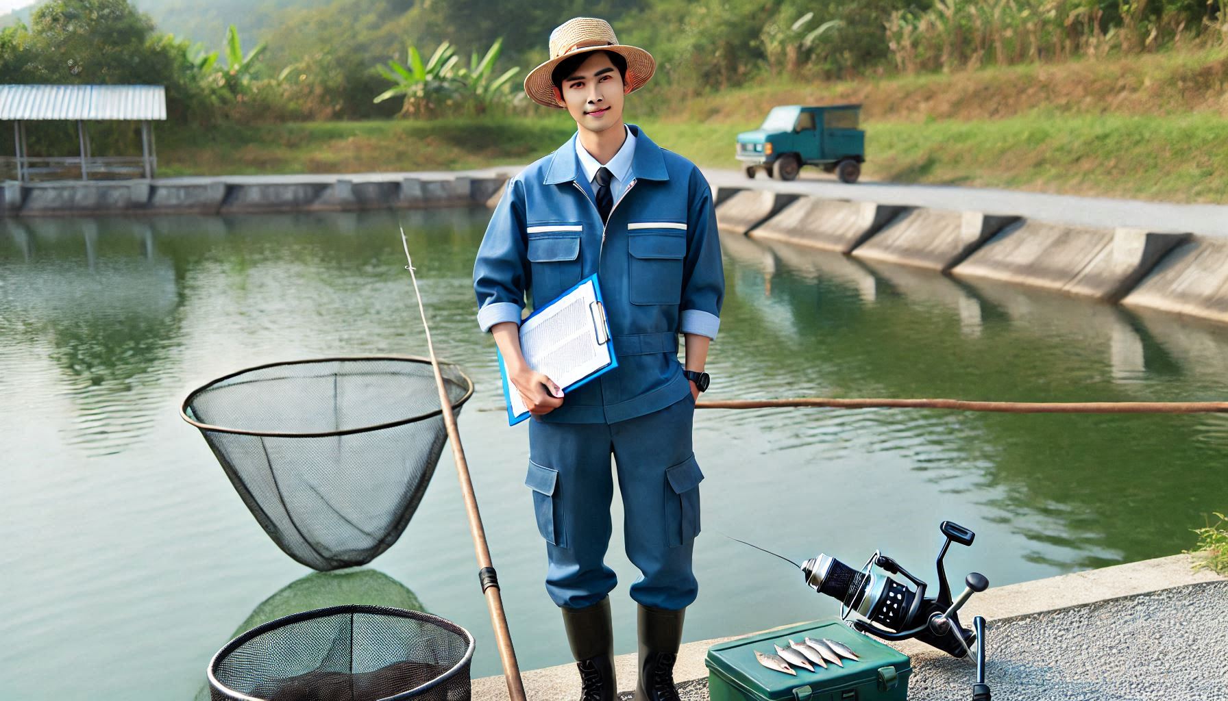 14 de dezembro é o Dia do Engenheiro de Pesca (Foto - Microsoft Designer)