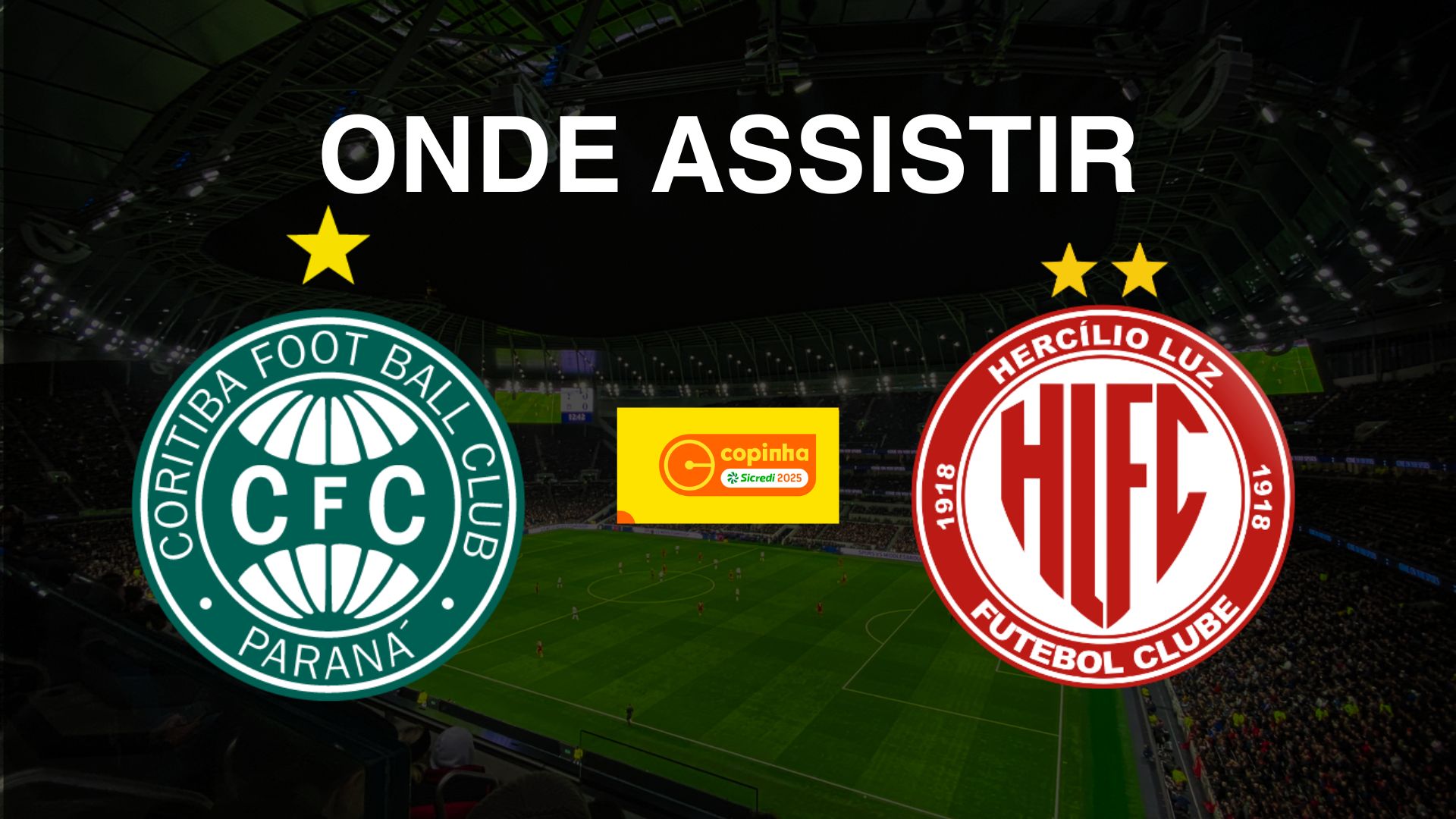 Coritiba (PR) x Hercílio Luz (SC): onde assistir o jogo da Copa São Paulo de Futebol Júnior 2025