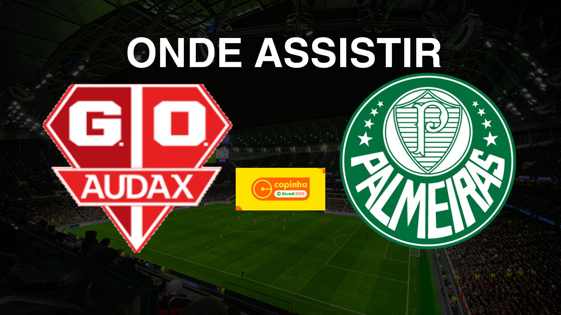 Audax (SP) x Palmeiras: onde assistir o jogo da Copa São Paulo de Futebol Júnior 2025