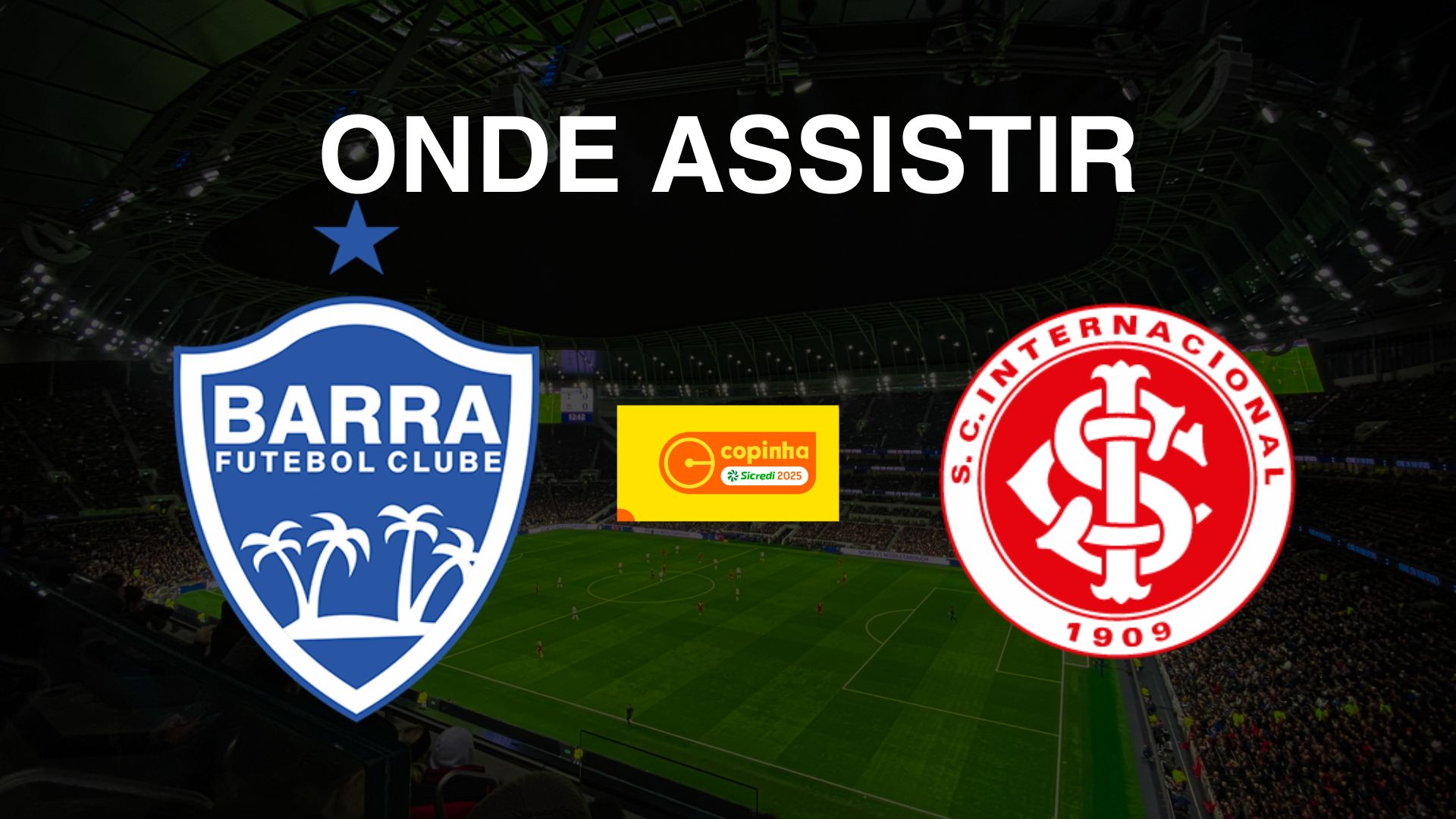 Barra (SC) x Internacional (RS): onde assistir o jogo da Copa São Paulo de Futebol Júnior 2025