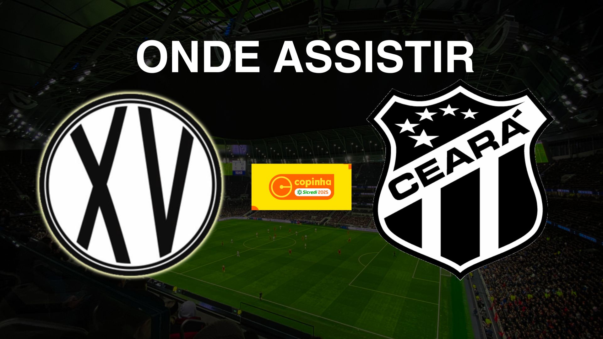 XV de Piracicaba (SP) x Ceará (CE): onde assistir o jogo da Copa São Paulo de Futebol Júnior 2025