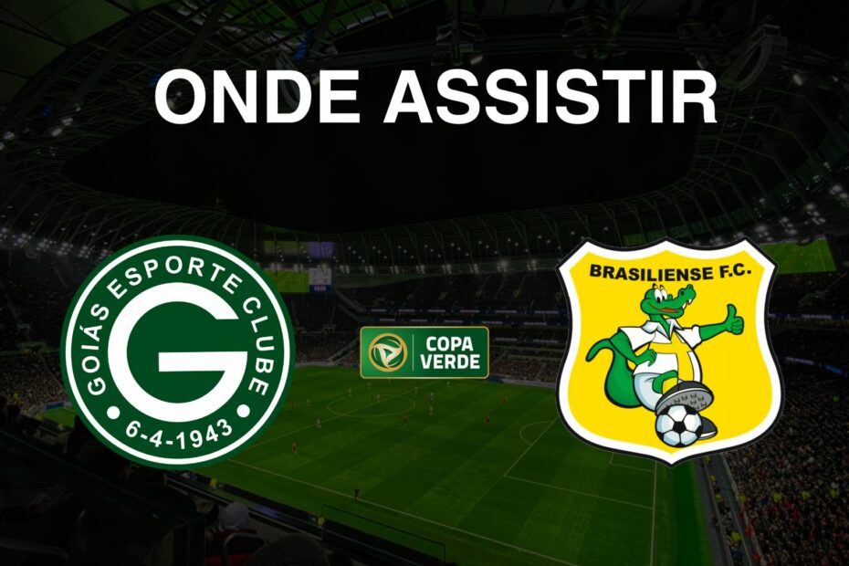 Onde assistir Goiás x Brasiliense